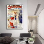 affiche vintage cherbourg