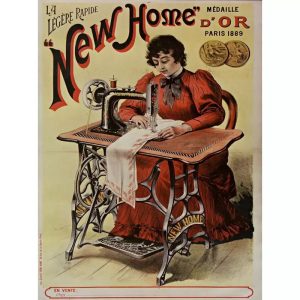 affiche vintage couture