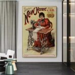 affiche vintage couture