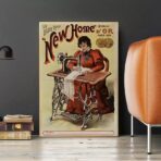 affiche vintage couture
