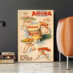 affiche vintage cuisine