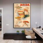 affiche vintage cuisine