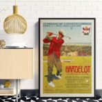 affiche vintage de golf