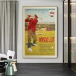 affiche vintage de golf