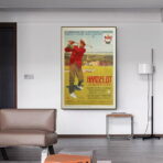 affiche vintage de golf