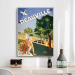 affiche vintage deauville