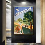 affiche vintage deauville