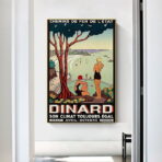 affiche vintage dinard