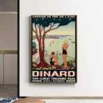 affiche vintage dinard
