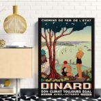 affiche vintage dinard