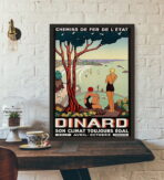 affiche vintage dinard