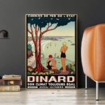 affiche vintage dinard