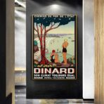 affiche vintage dinard