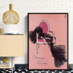 affiche vintage dior