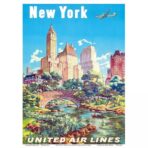 affiche vintage états-unis
