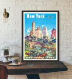 affiche vintage états-unis
