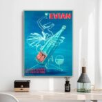 affiche vintage evian