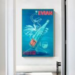 affiche vintage evian