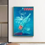 affiche vintage evian