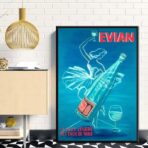affiche vintage evian