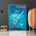 affiche vintage evian