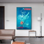 affiche vintage evian