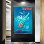 affiche vintage evian