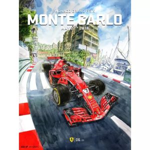 affiche vintage ferrari