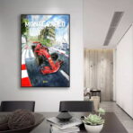 affiche vintage ferrari
