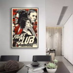 affiche vintage fight club