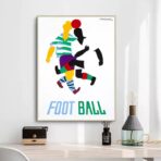 affiche vintage foot