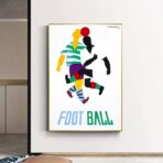 affiche vintage foot