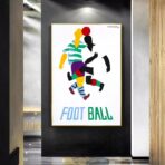 affiche vintage foot