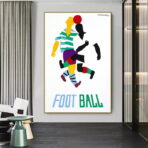 affiche vintage foot