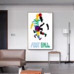 affiche vintage foot