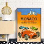 affiche vintage formule 1