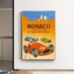 affiche vintage formule 1