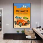 affiche vintage formule 1