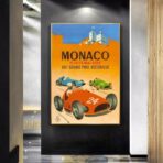 affiche vintage formule 1