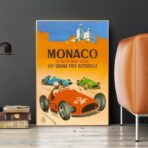 affiche vintage formule 1