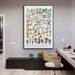 affiche vintage fruit