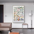affiche vintage fruit