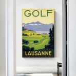 affiche vintage golf