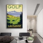 affiche vintage golf