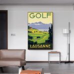 affiche vintage golf