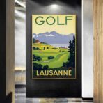 affiche vintage golf