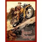 affiche vintage harley davidson