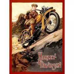 affiche vintage harley davidson