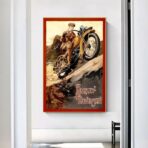affiche vintage harley davidson