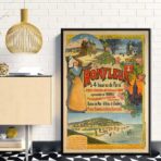 affiche vintage honfleur